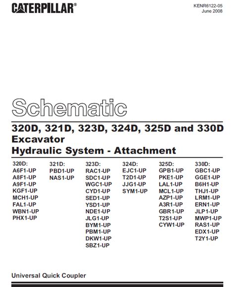 cat 324d hydraulic system schematic